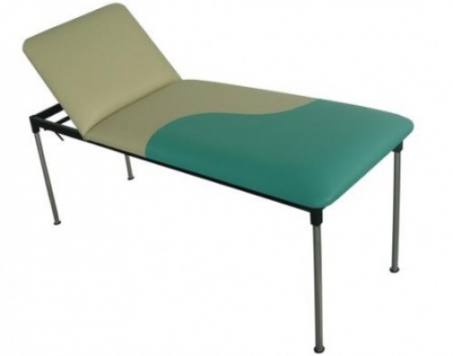 Canapea examinare, picioare inox, cadru metalic