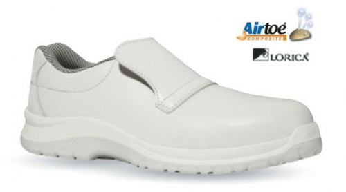 Pantofi albi RESPONSE cu bombeu ceramic pentru industria alimentara